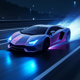 Neon Diamond Drive Granawin