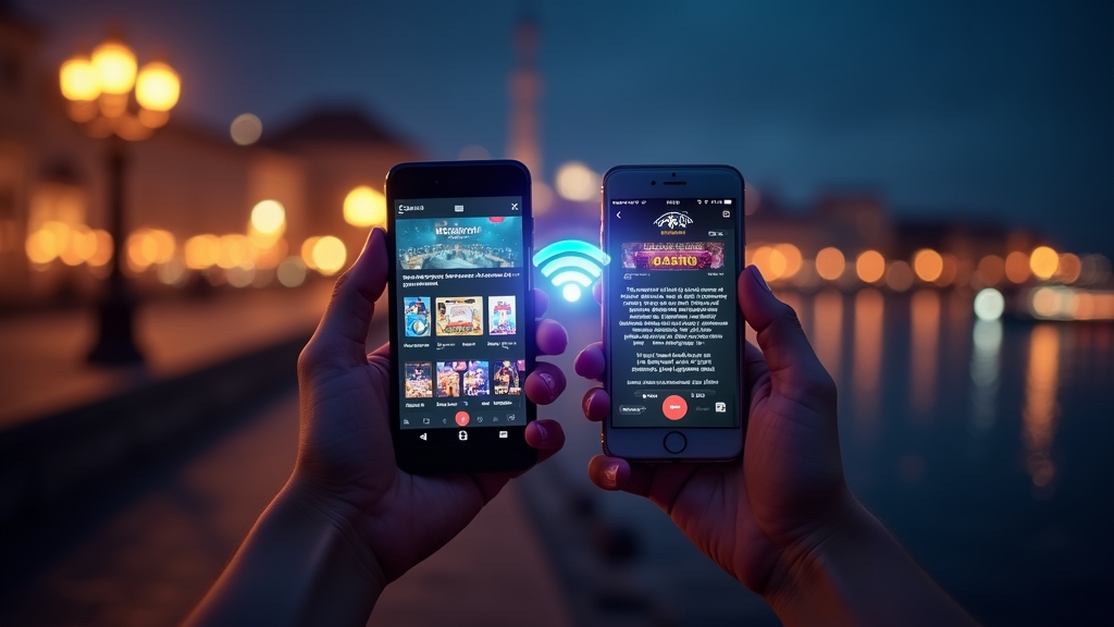 Comparação de compatibilidade da app em dispositivos e rede em Portugal